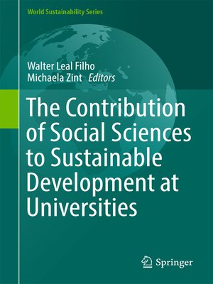 cover image of The Contribution of Social Sciences to Sustainable Development at Universities